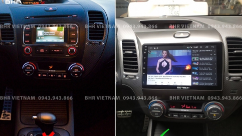 Màn hình DVD Android xe Kia K3 2013 - 2016 | Gotech GT8 Max